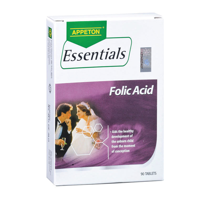 APPETON ESSENTIALS FOLIC ACID TABLET 30's x 3 AM PM Pharmacy eStore