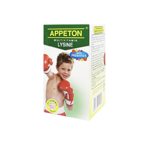 APPETON MULTIVITAMIN + LYSINE + PREBIOTICS TABLET 60's AM PM Pharmacy