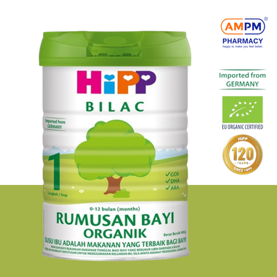 HIPP BILAC Organic Infant Formula Step 1 (0-12mths) 900g