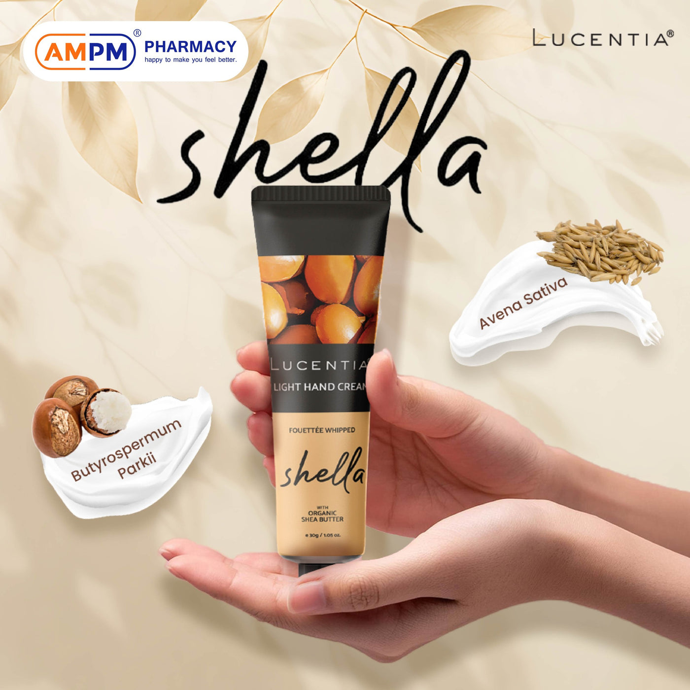 LUCENTIA Shella Light Hand Crm 30g