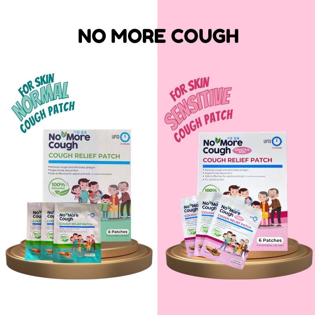 No More Cough Relief Patch Sensitive (6's)