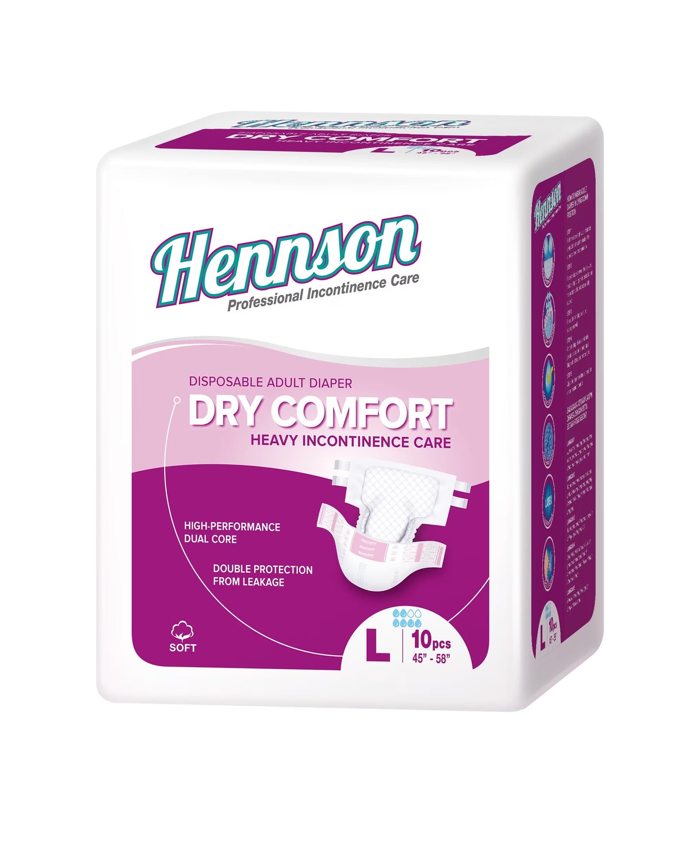 HENNSON DISPOSABLE ADULT DIAPER (L)