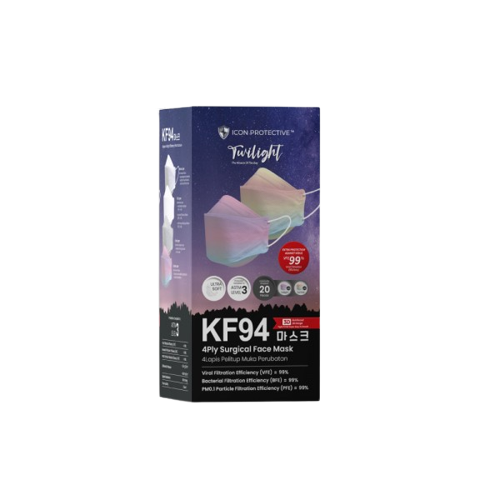 ICON KF94 4ply SURGICAL FACE MASK (TWILIGHT) 20's