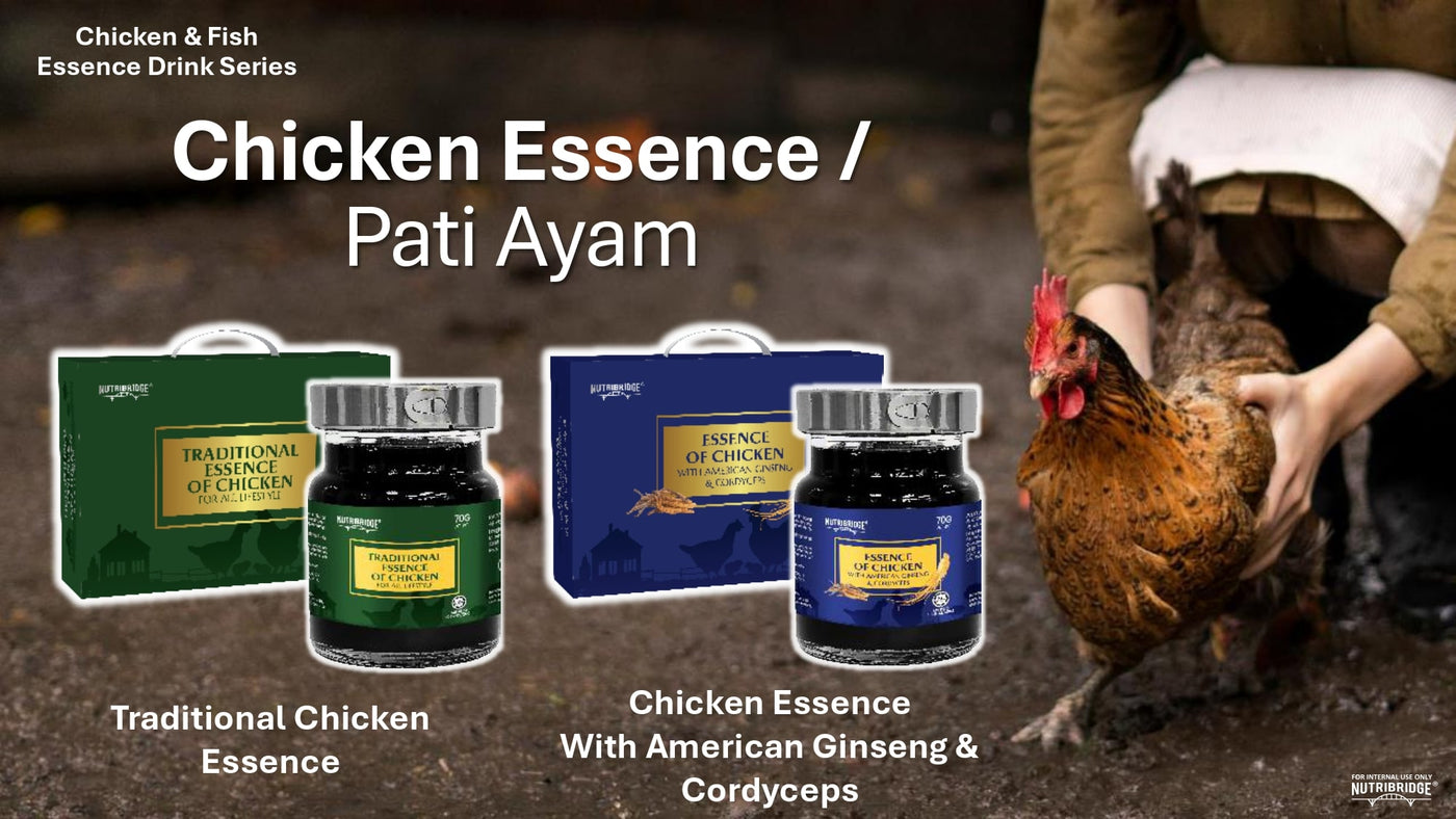 NUTRIBRIDGE ESSENCE OF CHICKEN W/AMERICAN GINSENG & CORDYCEPS 6x70g