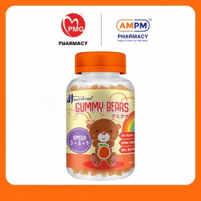 JH NUTRITION Gummy Bears Omega 3+6+9 Orange (90's)