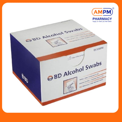 BD Alcohol Swabs (100's)