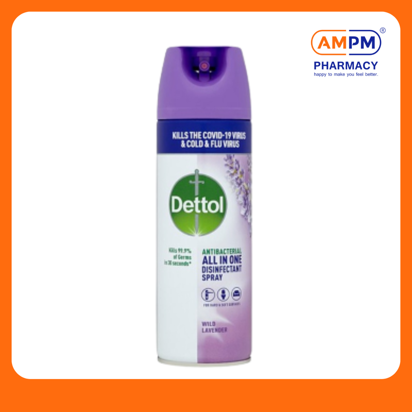 DETTOL Disinfectant Spray (Lavender) 450ml