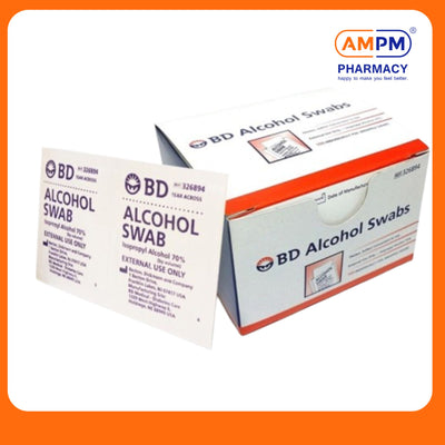 BD Alcohol Swabs (100's)