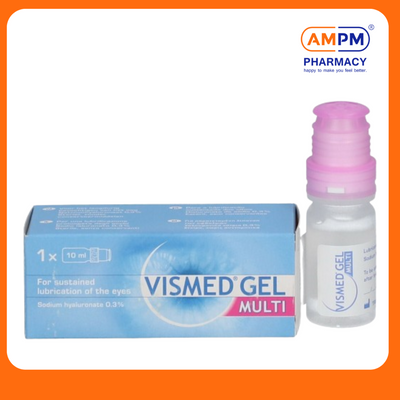 VISMED GEL Multi Eye Drop 10ml (Pink)