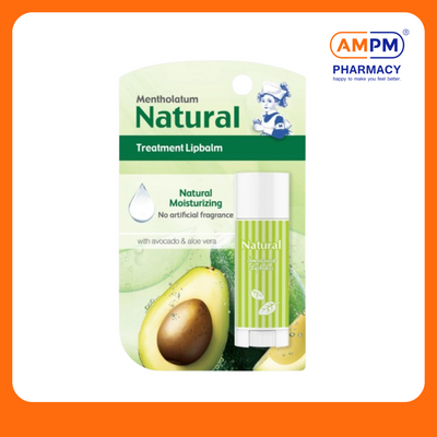 MENTHOLATUM Natural Treatment Lipbalm 3g