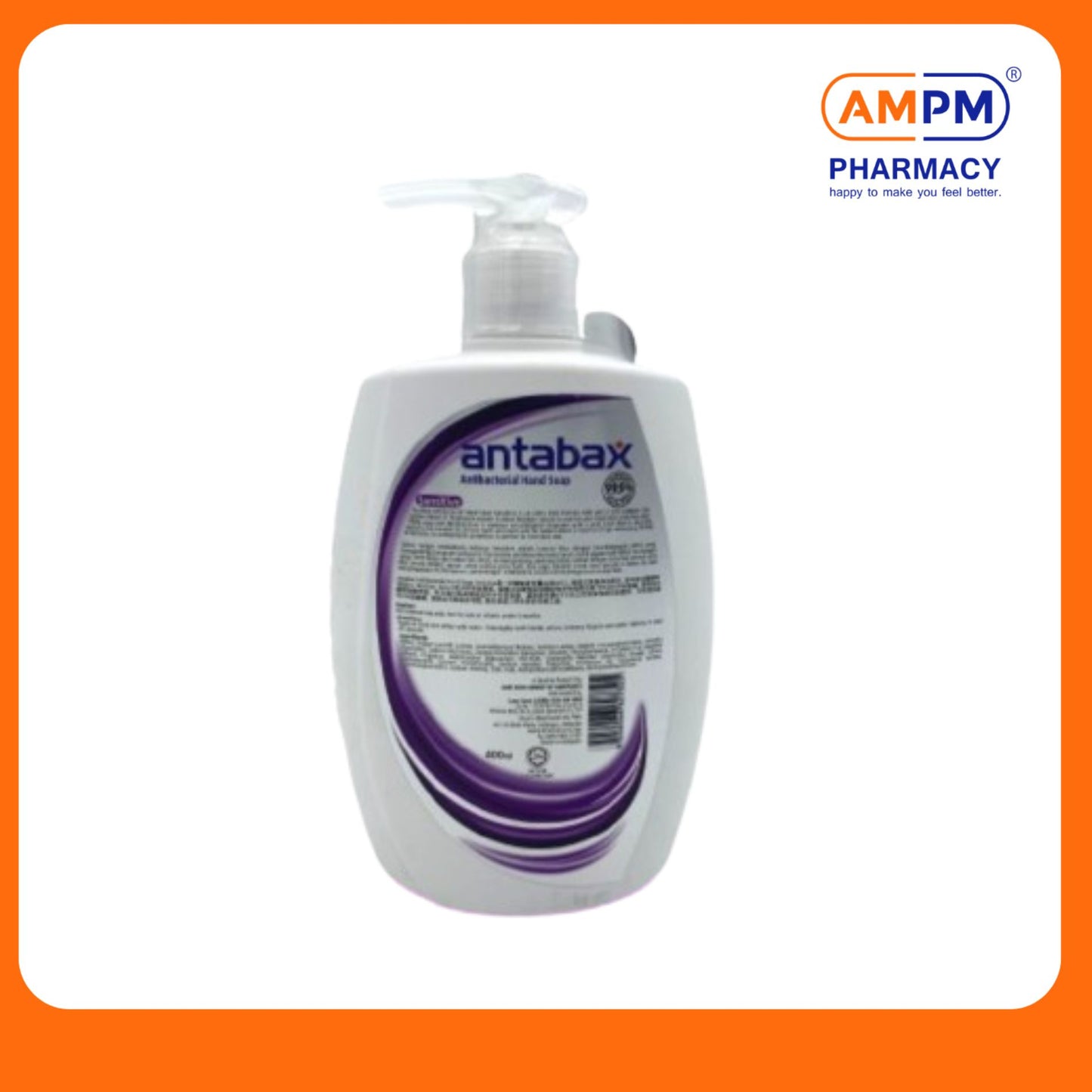 ANTABAX Antibacterial Hand Soap  (SENSITIVE) 400ml