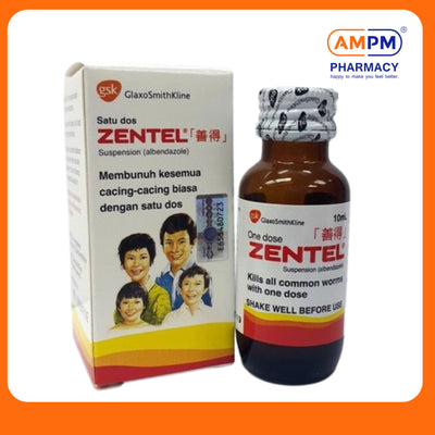 ZENTEL SUSPENSION 400mg 10ml