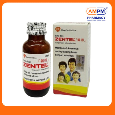 ZENTEL SUSPENSION 400mg 10ml