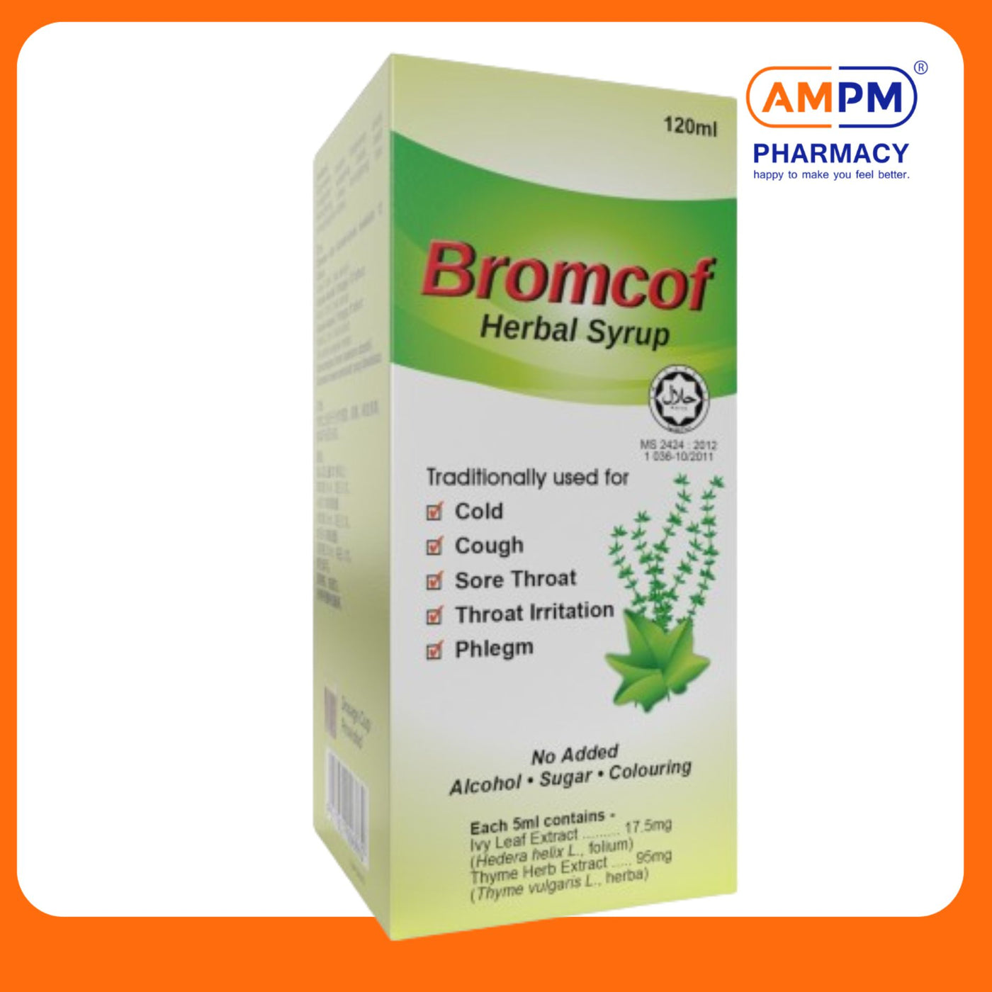 BROMCOF Herbal Syrup 120ml