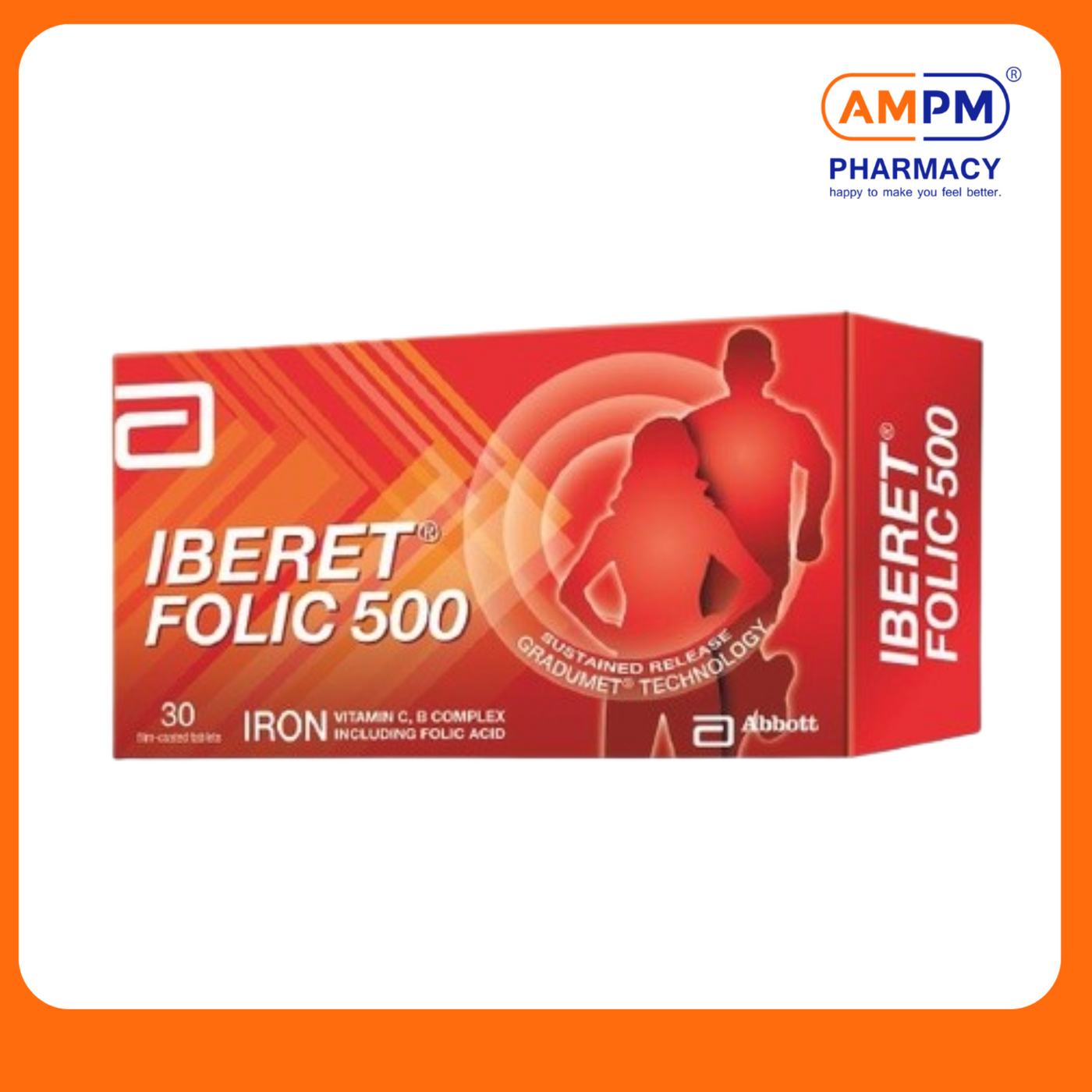 IBERET FOLIC 500 TABLET 30's