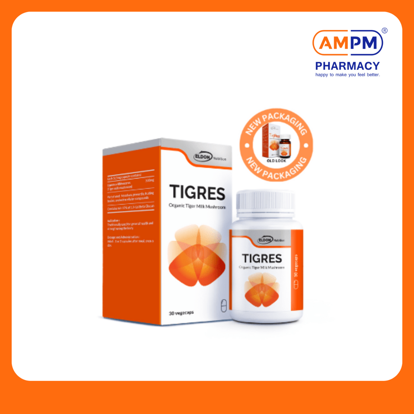 ELDON NUTRITION Tigres TMM Vegecap