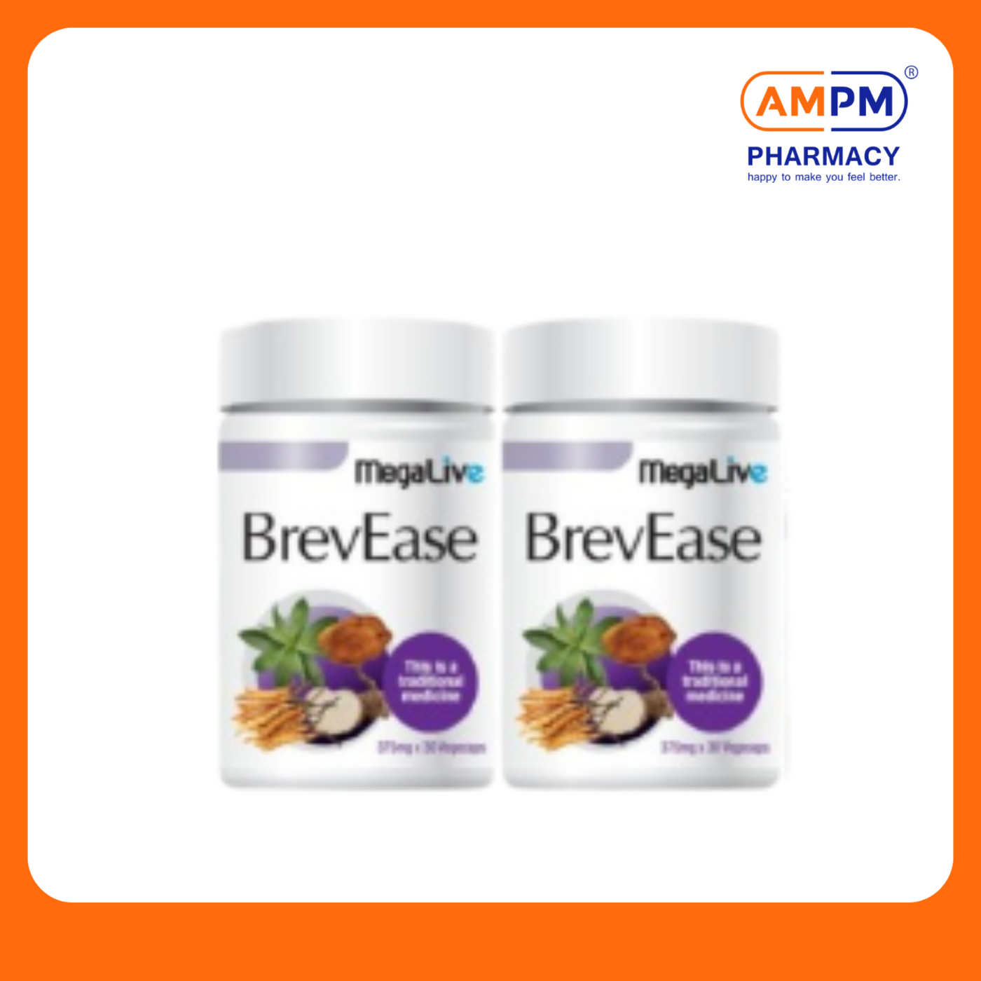 MEGALIVE BrevEase 375mg Vegecap (30's x 2)