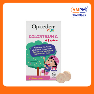 OPCEDEN Colostrum C + Lysine 600mg Tablet (60's)