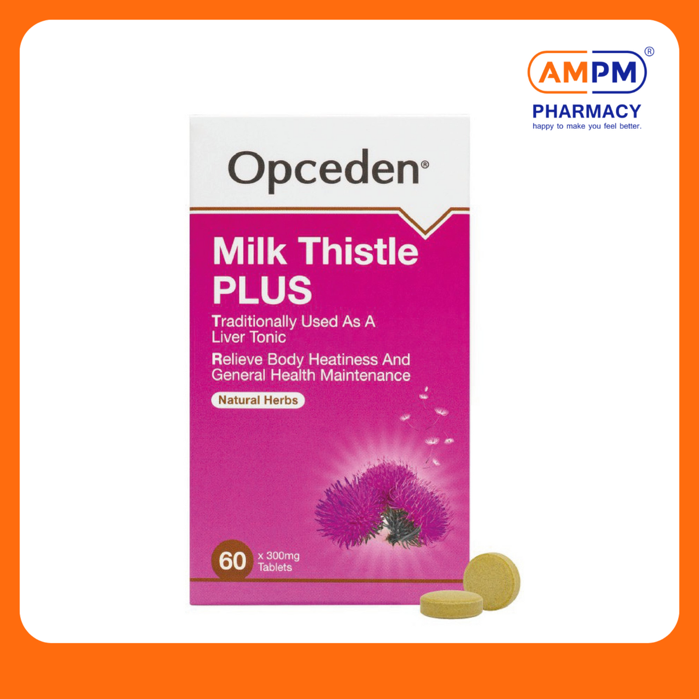 OPCEDEN Milk Thistle Plus 300mg Tablet (60's)