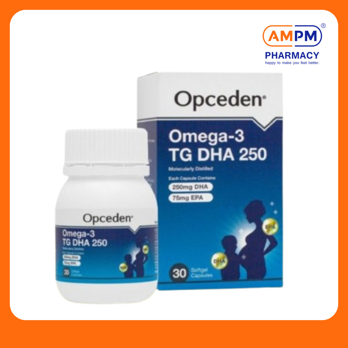 OPCEDEN Omega-3 TG DHA 250 Capsule (30's)