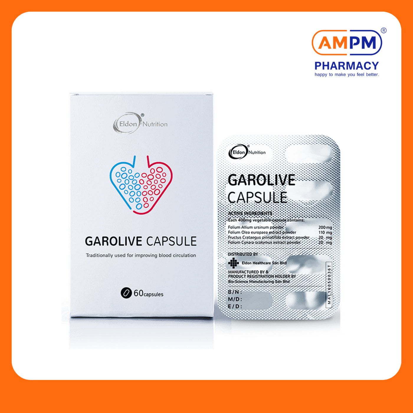 ELDON NUTRITION Garolive Capsule