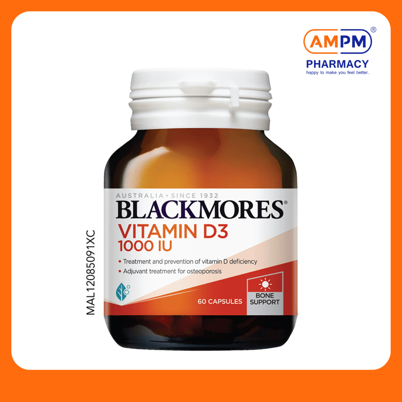 BLACKMORES Vitamin D3 1000iu Cap (60's)