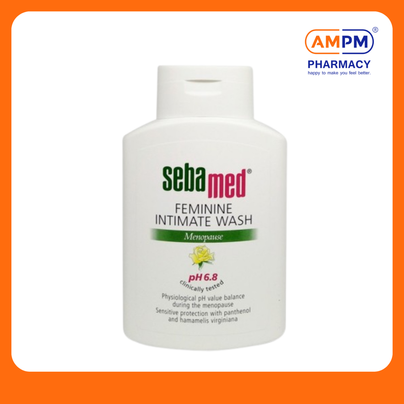 SEBAMED FEMININE WASH PH6.8 (MENOPAUSE) 200ml (FIW6.8200)