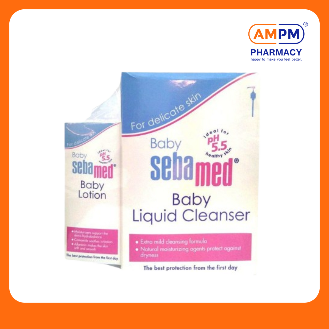 SEBAMED BABY LIQUID CLEANSER 500ml FREE LOTION 100ml (BBLIQ500GWP)