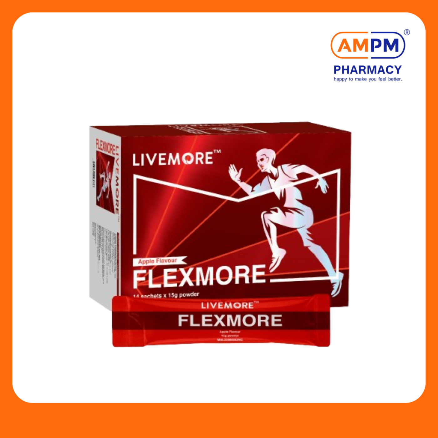 LIVEMORE Flexmore Pow (Apple) 15g (14's)