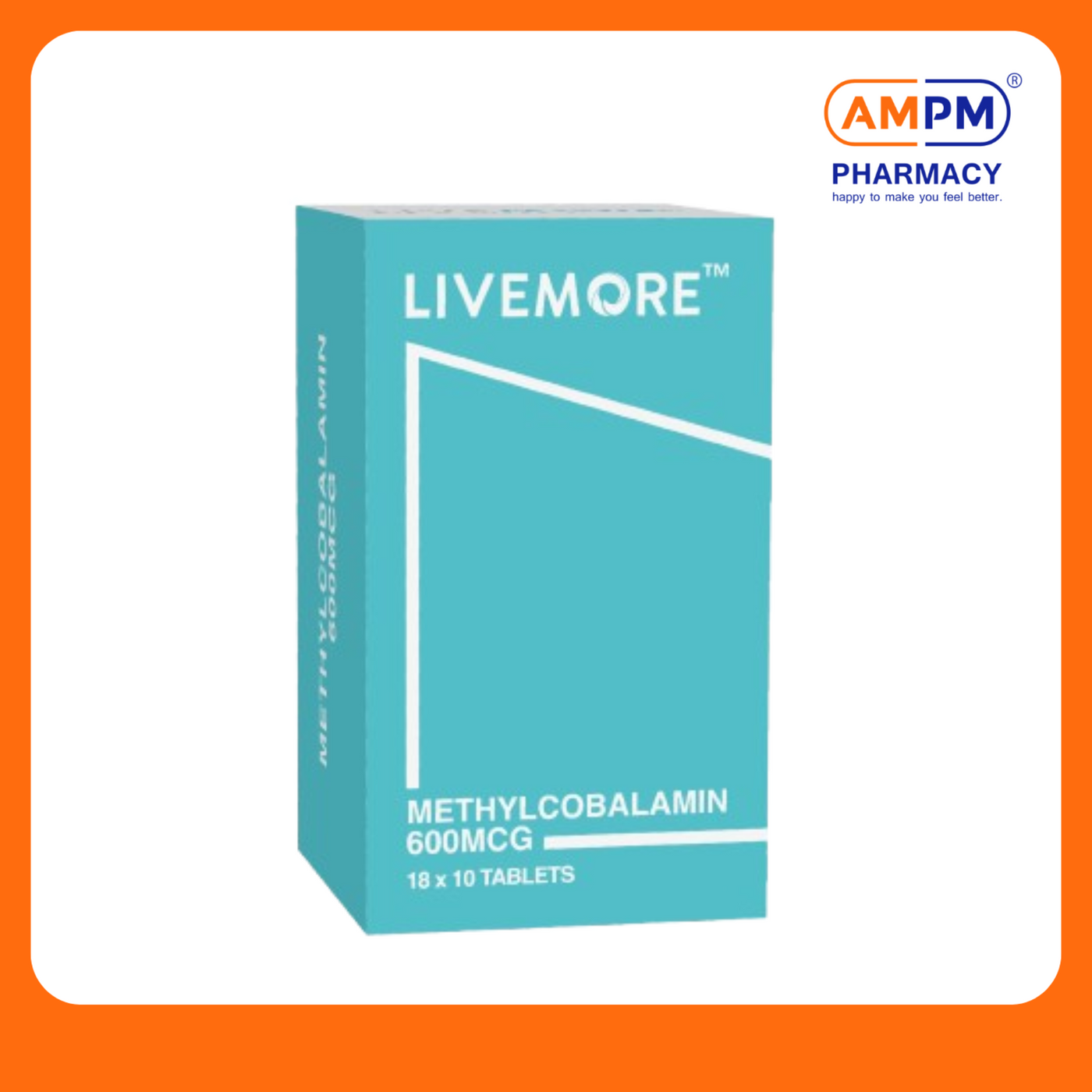 LIVEMORE Methylcobalamin 600mcg Tab (180's)