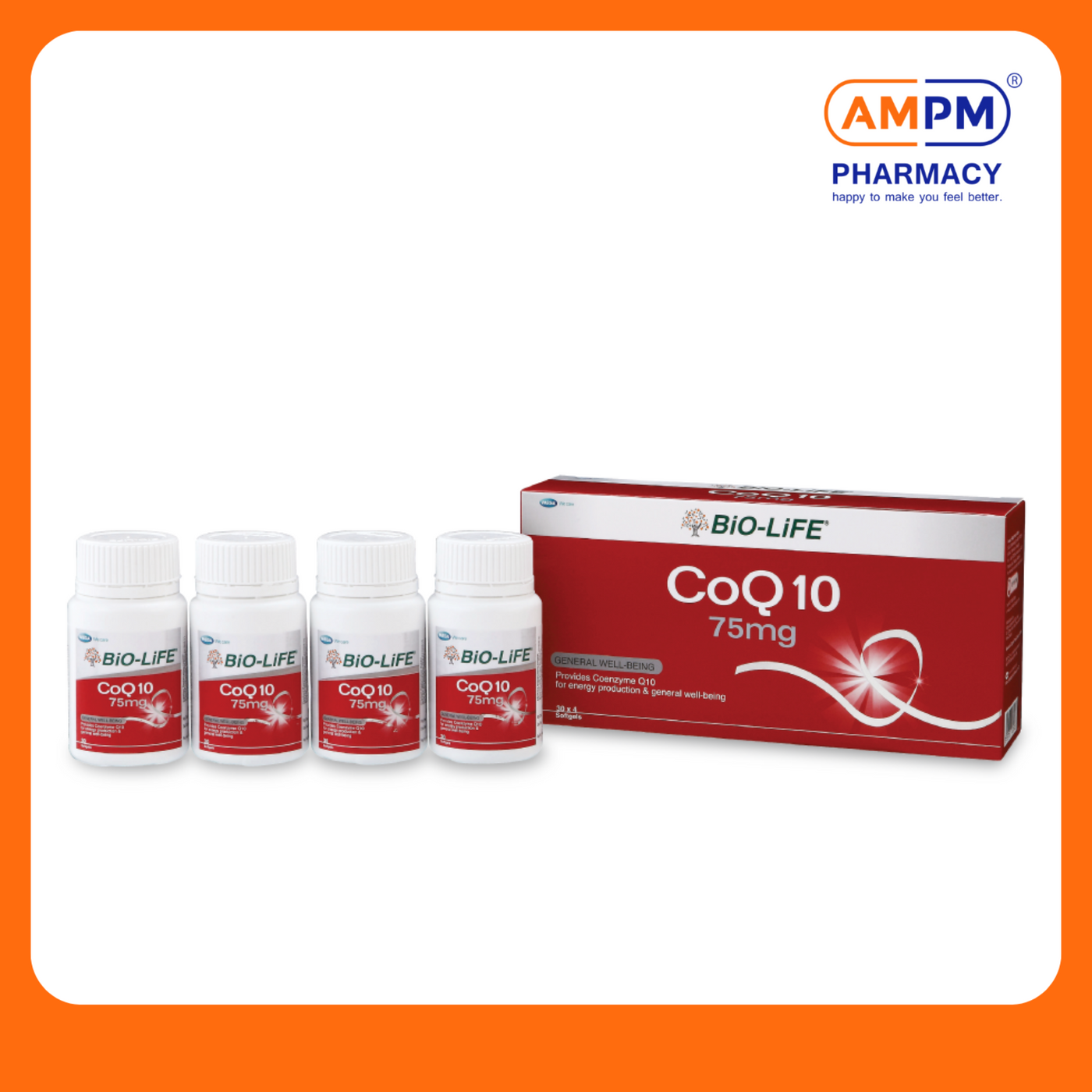 BIO-LIFE Co Q10 75mg Capsule (30's x 4)