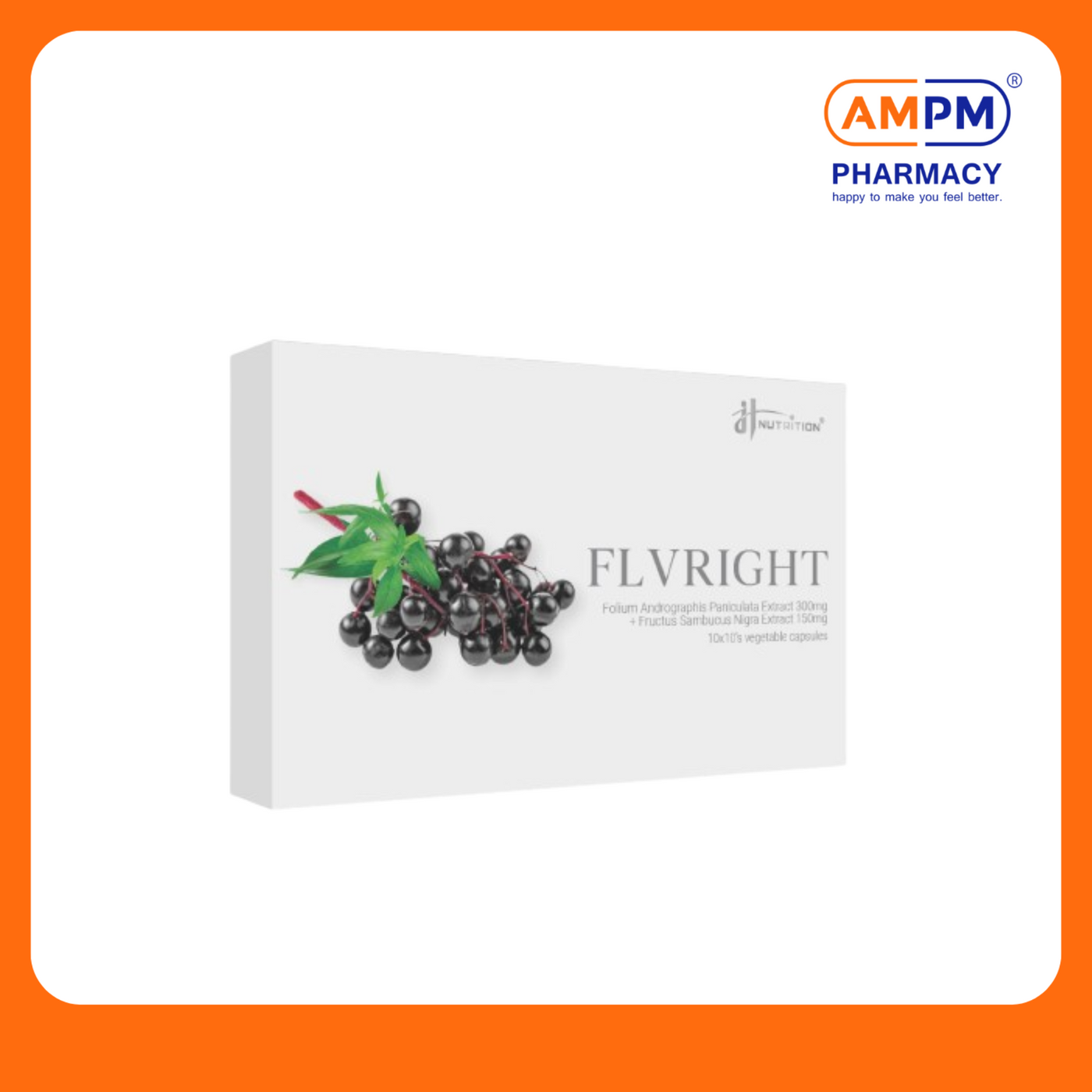 JH NUTRITION Flvright 450mg Vege Cap 100's