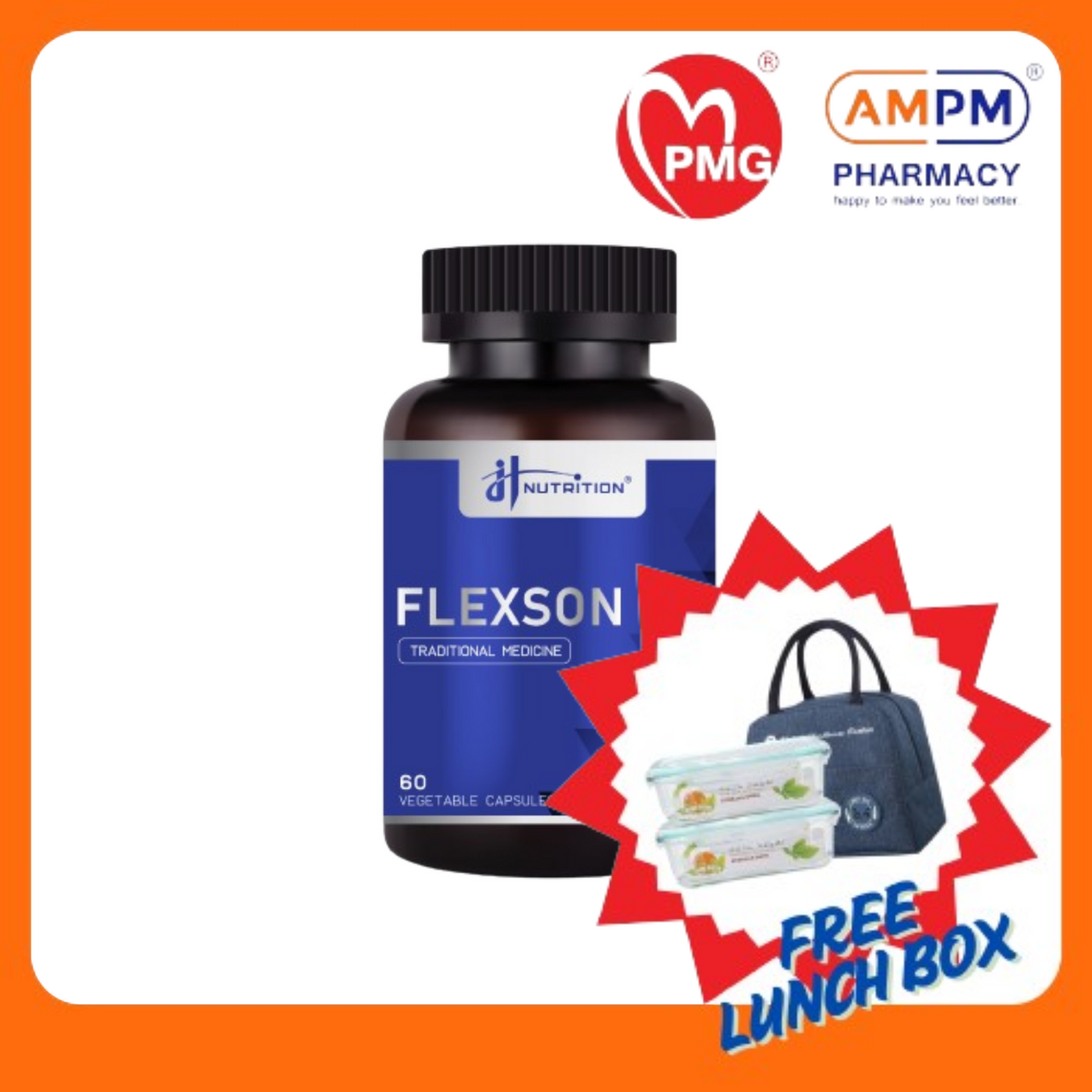 JH NUTRITION Flexson 450mg Vege Cap (60's)