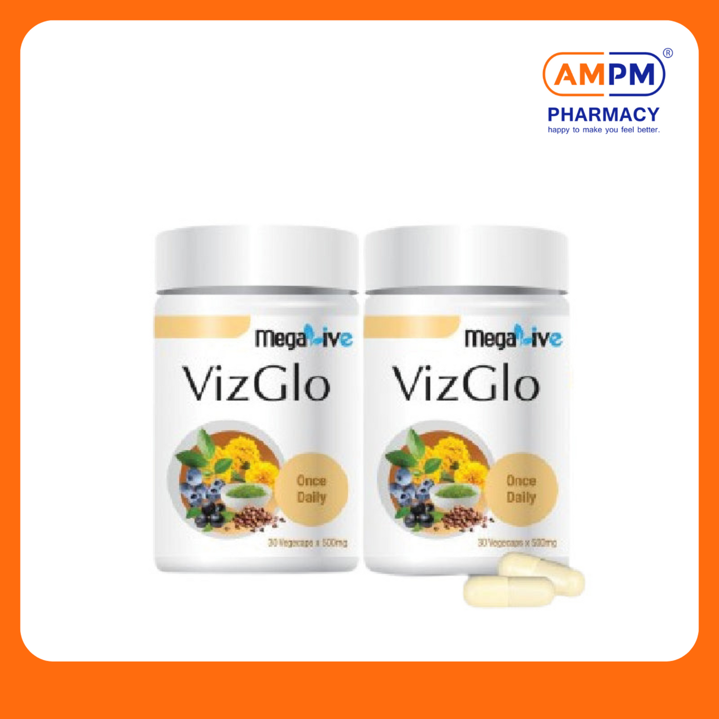 MEGALIVE VizGlo 500mg Vegecap (30's x 2)