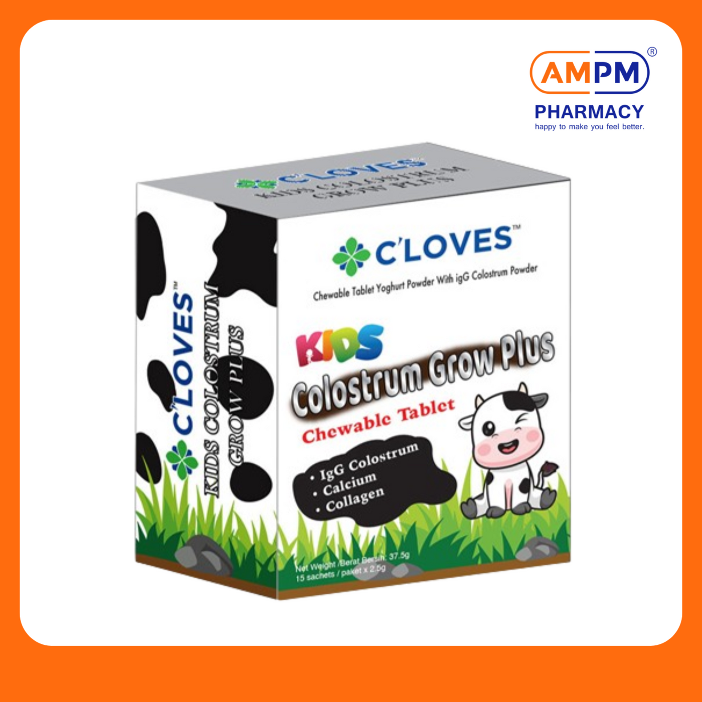 C'LOVES Kids Colostrum Grow Plus Chew Tab (60's)