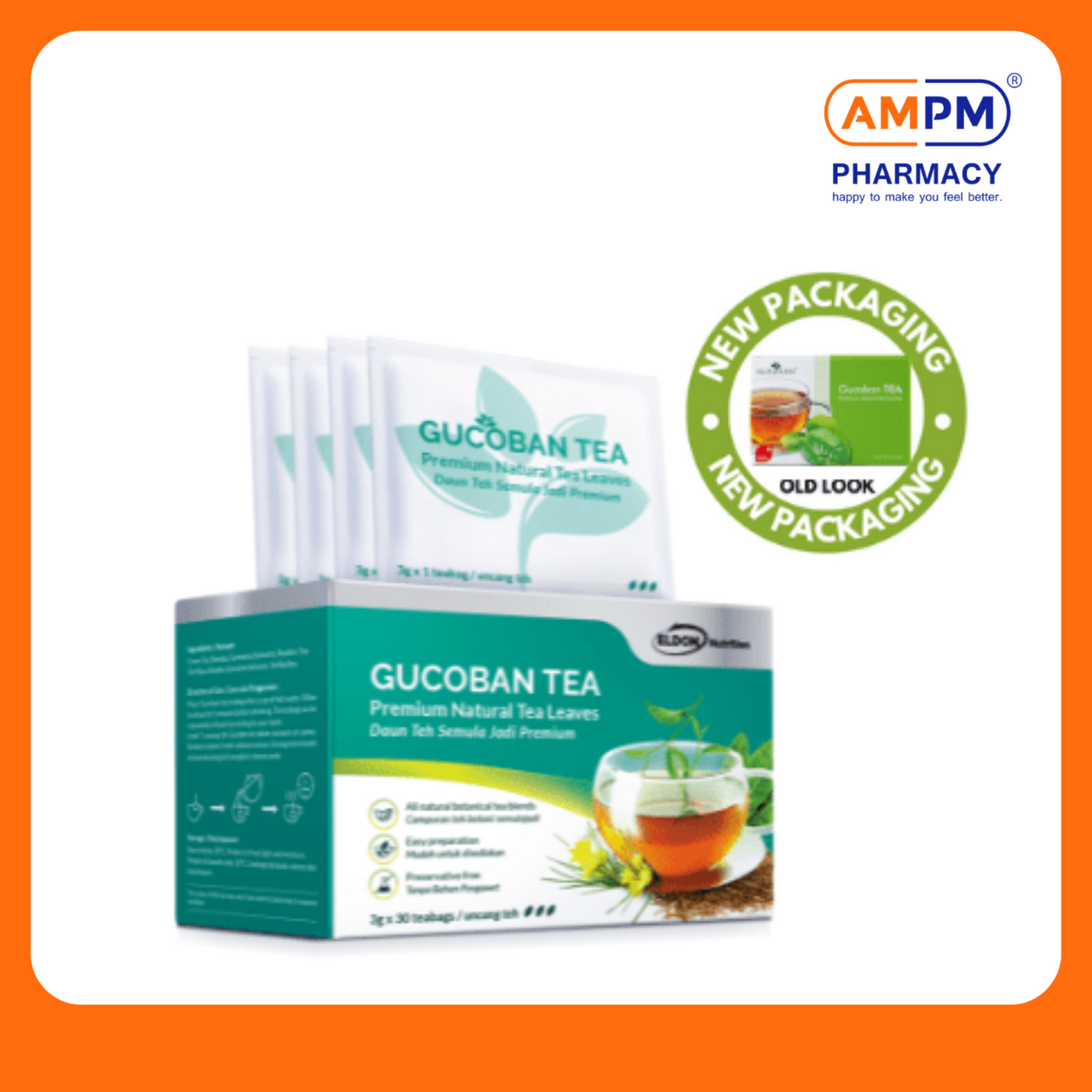 ELDON NUTRITION Gucoban Tea Sac (30's)