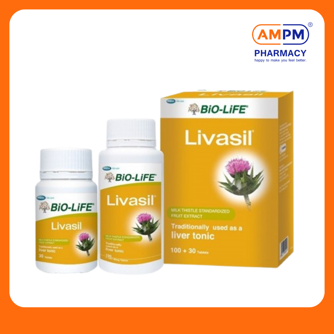 BIO-LIFE Livasil 500mg Tablet (100's + 30's)