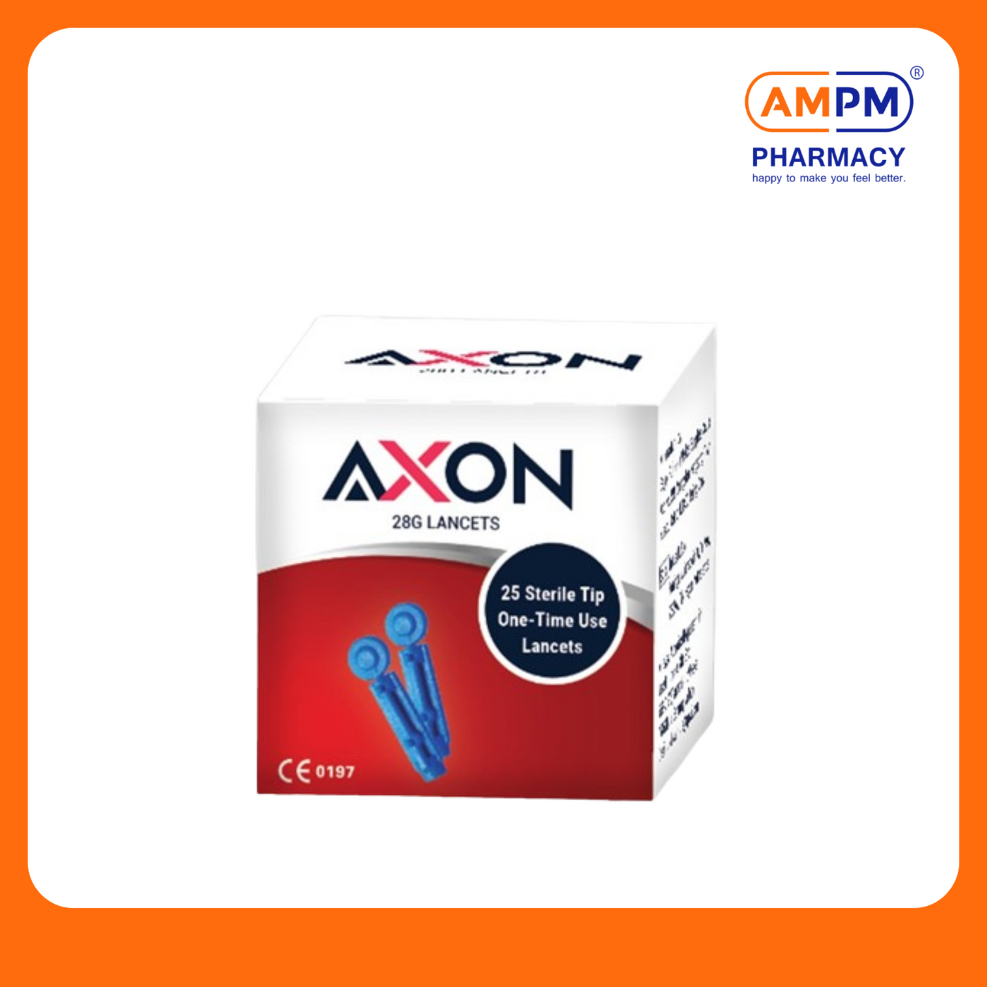 AXON Blood Glucose T/Strip 25s+Lancet 25s (GS501)