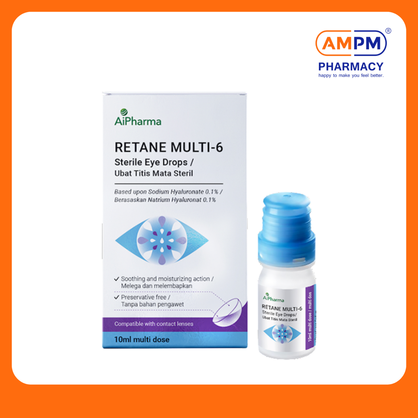 AiPHARMA Retane Multi-6 Eye Drop 10ml