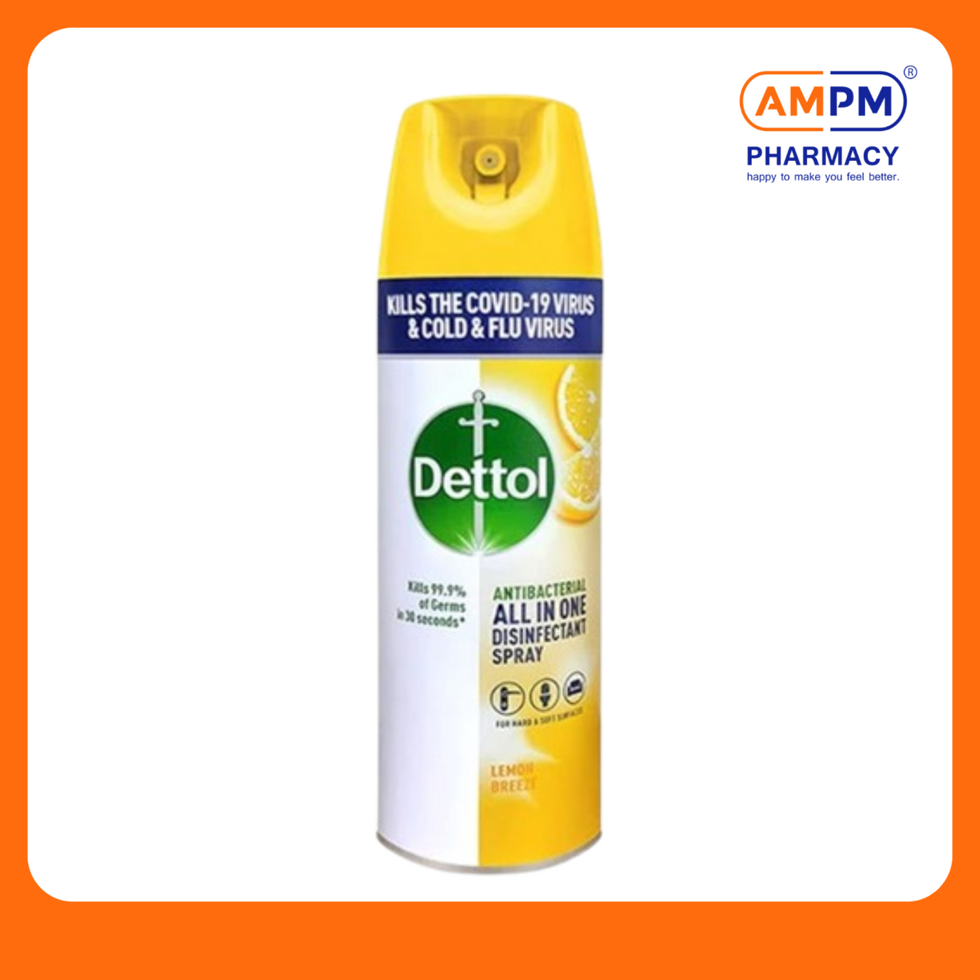 DETTOL Disinfectant Spray (Lemon) 450ml