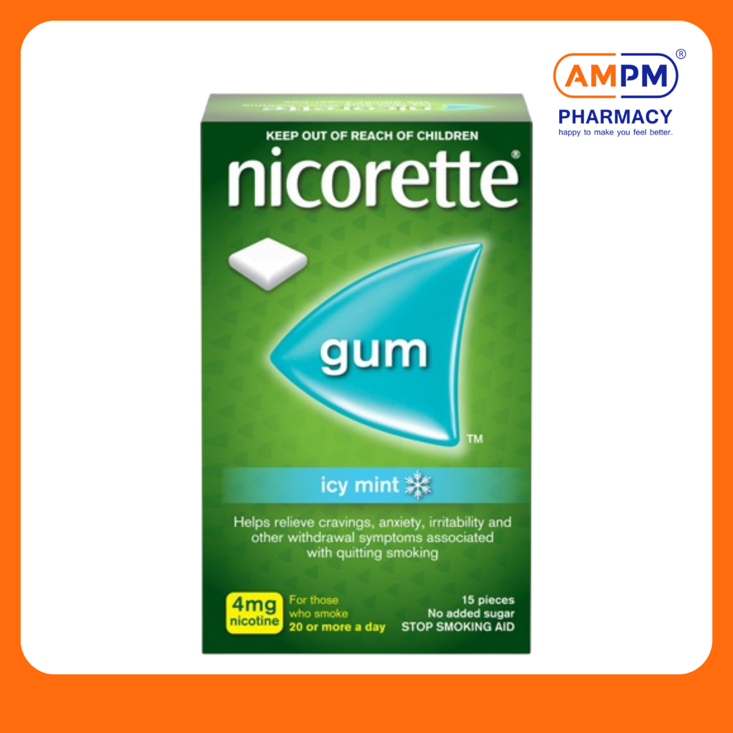 Nicorette Gum 4mg (Icymint) 15's