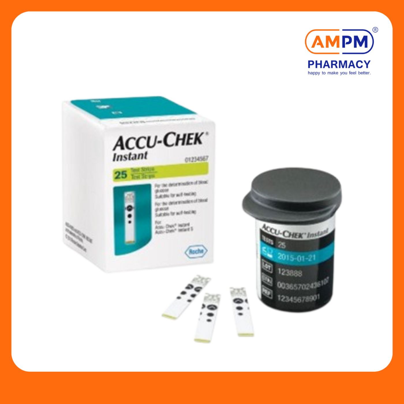 ACCU-CHEK Instant Test Strip (25's)