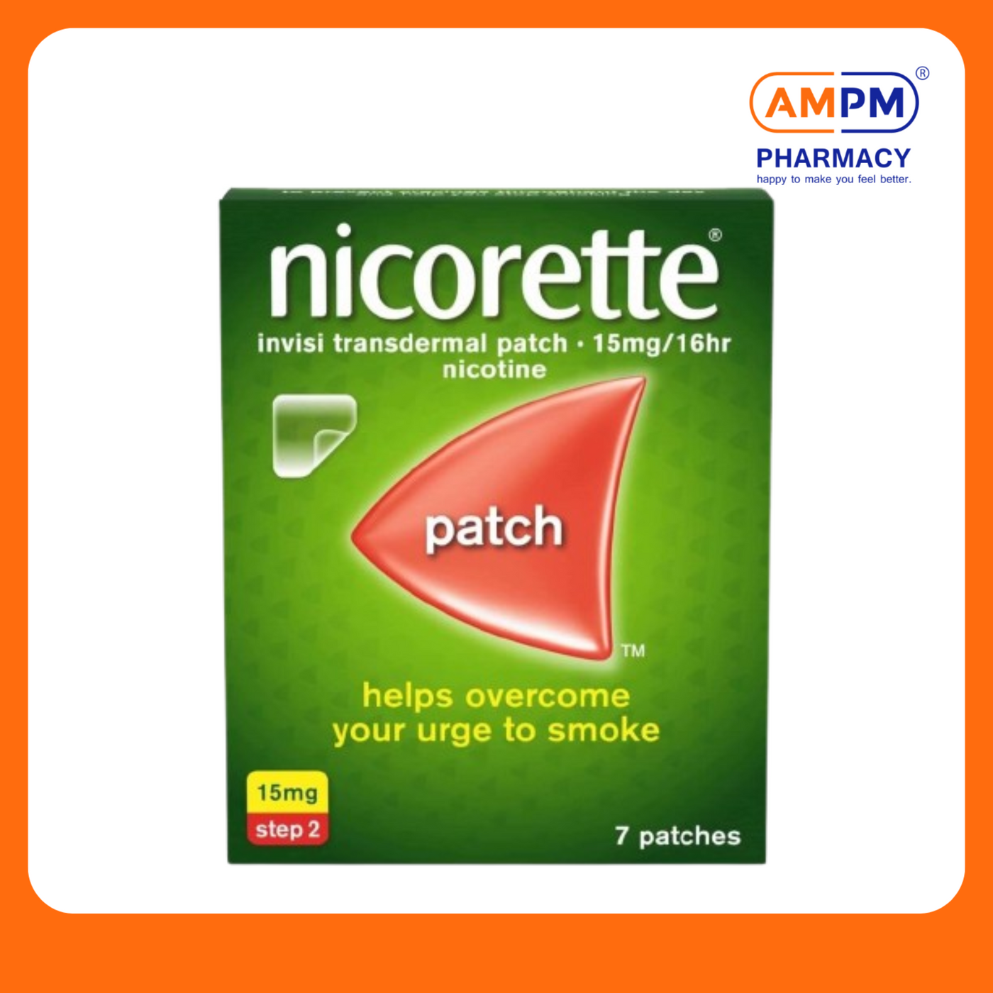 Nicorette InvisiPatch 15mg (Step 2) 7's