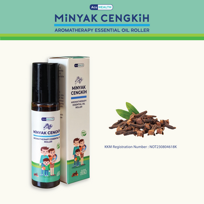 AcuHEALTH Minyak Cengkih Aromatheraphy Essential Oil Roller 10ml