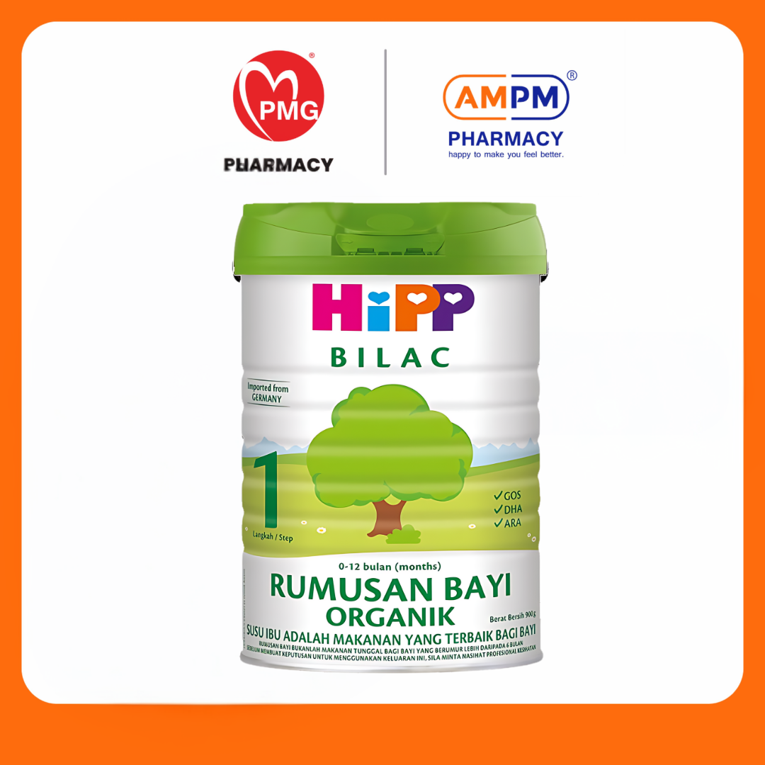 HIPP - Susu Formula Bayi Organik HIPP BILAC Tahap 1 (0-12 Bulan) 900g – HIPP BILAC Organic Infant Formula Step One (0-12mths) 900g