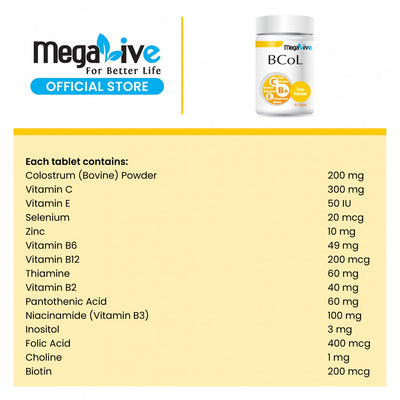 MEGALIVE BCol Tablet (45's x 2)