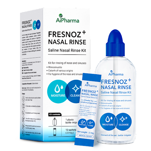 AiPHARMA Fresnoz Nasal Rinse Starter Kit (BOT+ 12's)