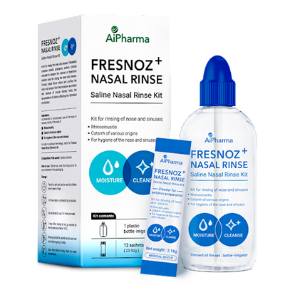 AiPHARMA Fresnoz Nasal Rinse Starter Kit (BOT+ 12's)