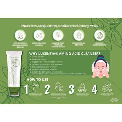 LUCENTIA AMINO ACID FACIAL CLEANSER 100ml