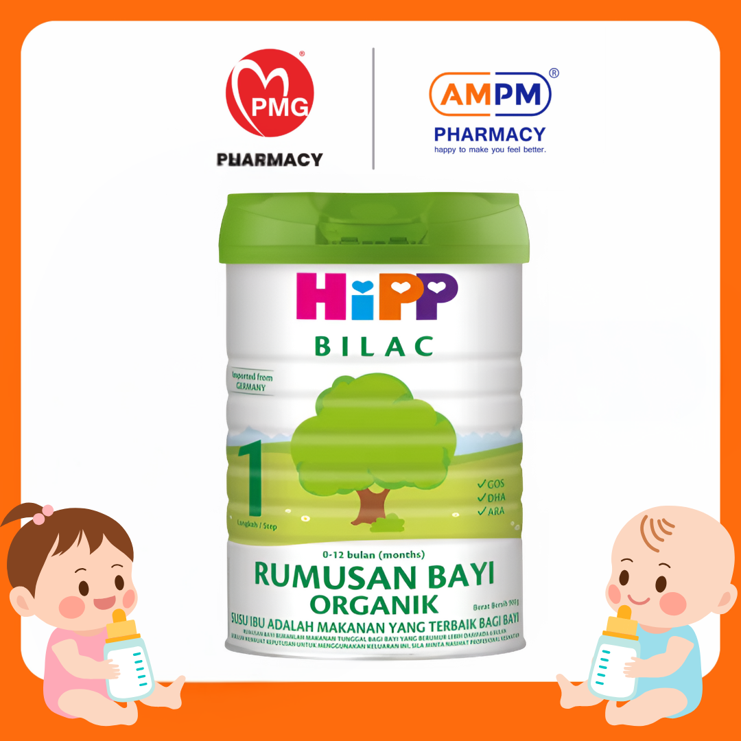 HIPP - Susu Formula Bayi Organik HIPP BILAC Tahap 1 (0-12 Bulan) 900g – HIPP BILAC Organic Infant Formula Step One (0-12mths) 900g